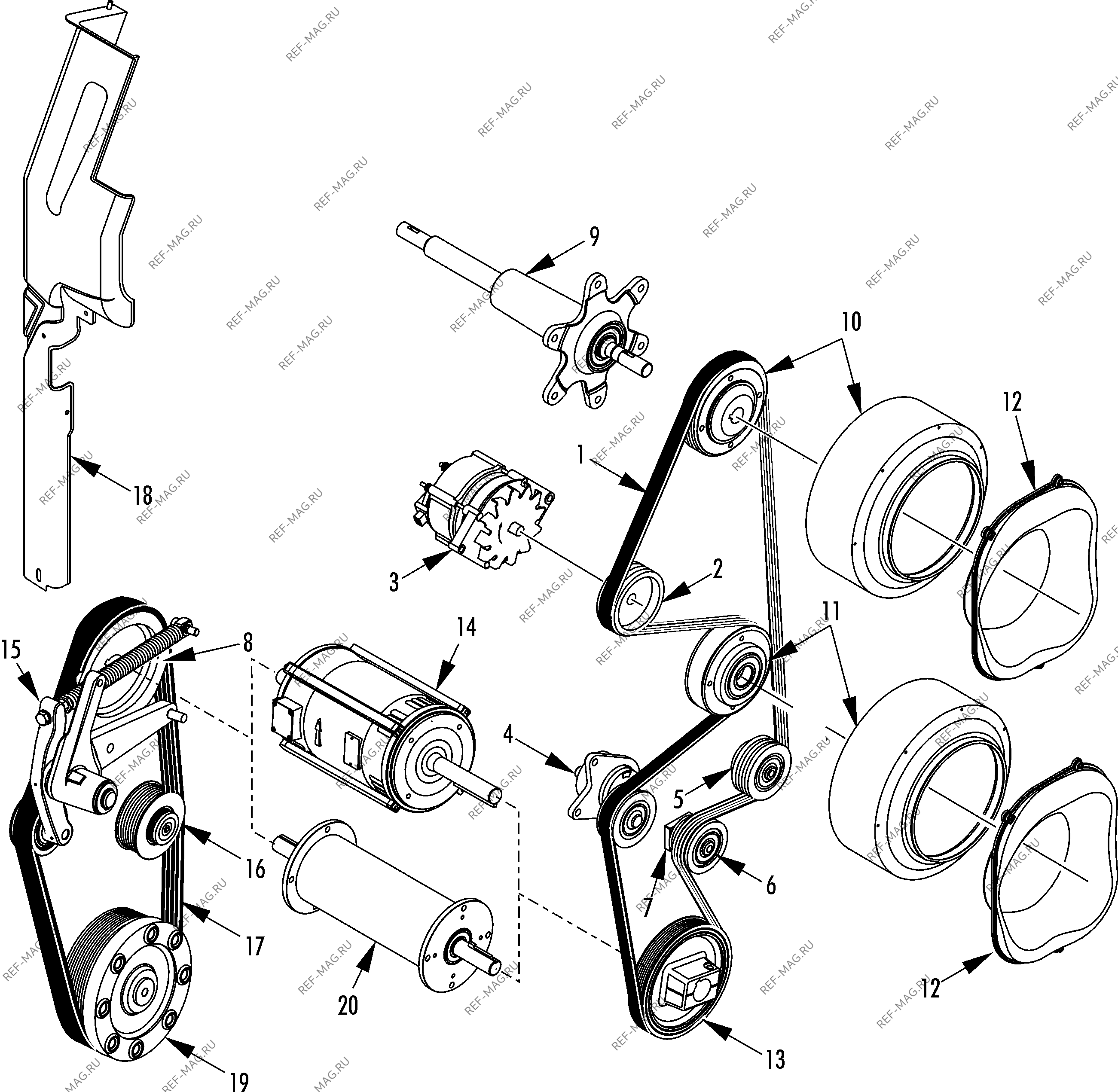 thermo king belt tensioner